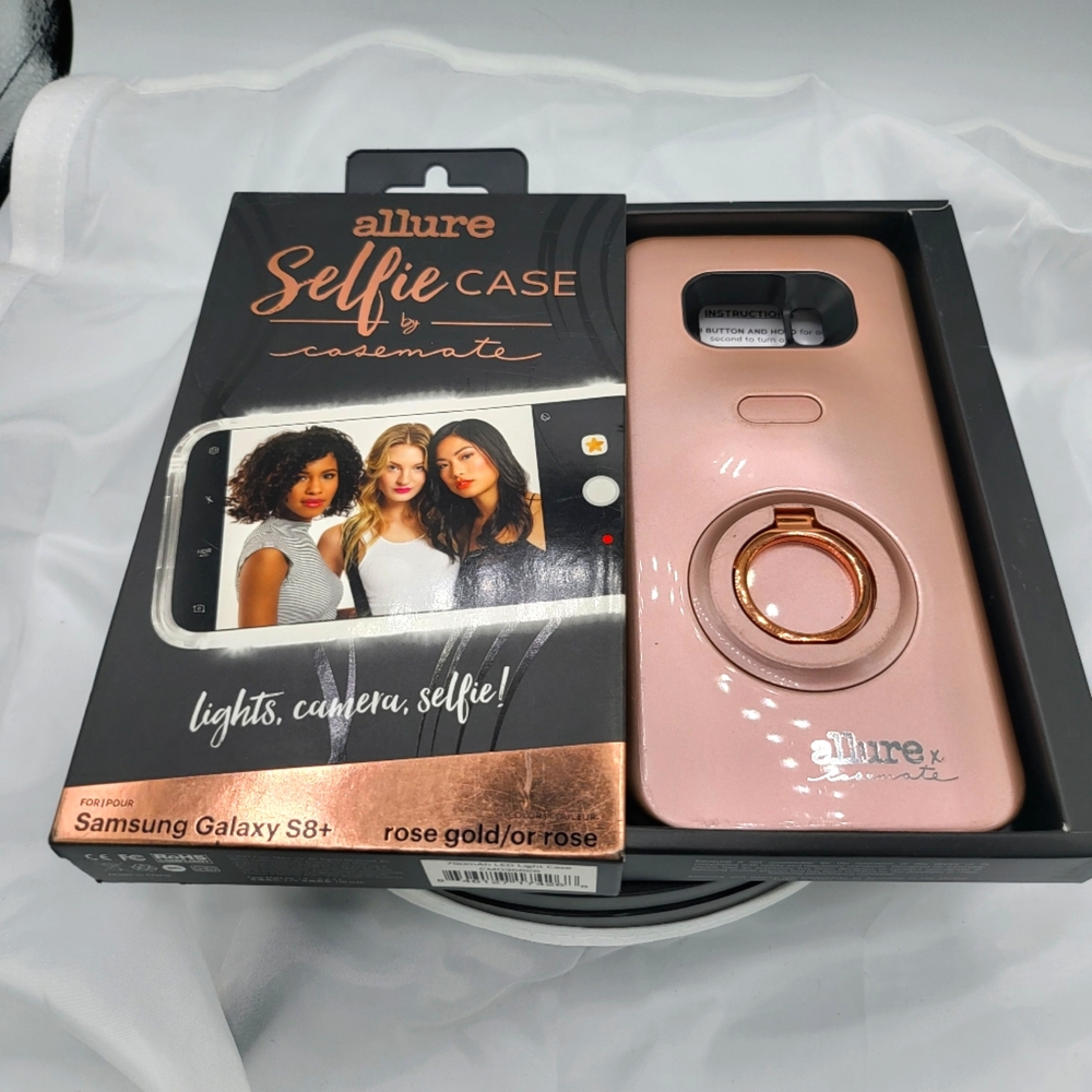 Allure (Case-Mate) Selfie Case for Samsung S8+ Rose Gold